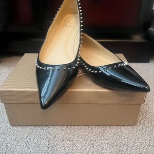 Black Studded Women's Shoes
